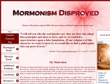 Tablet Screenshot of mormonismdisproved.org